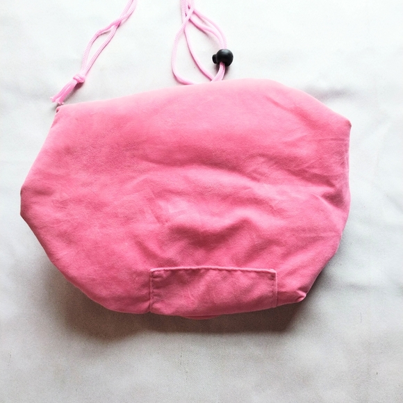 Draw string Rose Pink Charm Cosmetics Makeup Travel Bag - Picture 8 of 9